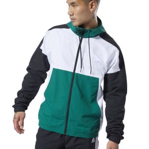 Reebok Meet You There Woven Jacke Herren - Grün - DE 706-PBN